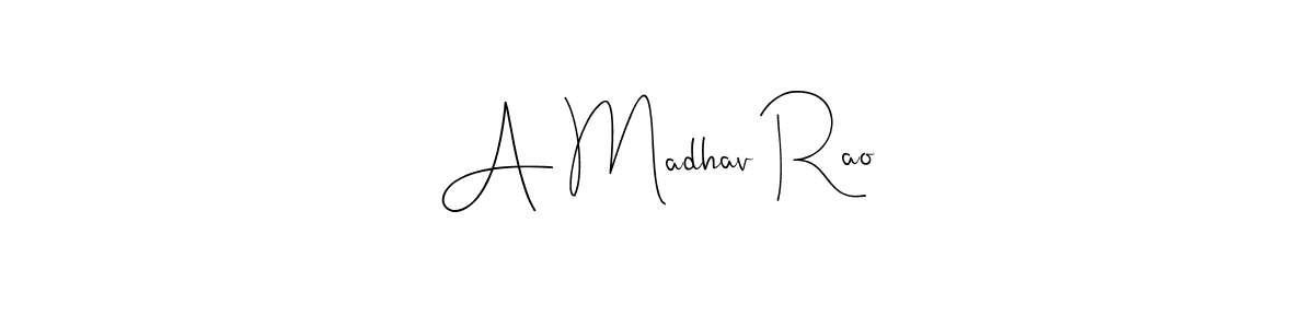 Best and Professional Signature Style for A Madhav Rao. Andilay-7BmLP Best Signature Style Collection. A Madhav Rao signature style 4 images and pictures png
