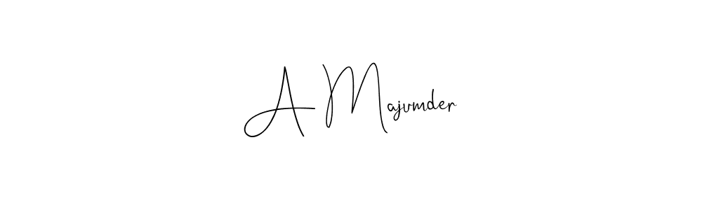 Make a beautiful signature design for name A Majumder. Use this online signature maker to create a handwritten signature for free. A Majumder signature style 4 images and pictures png