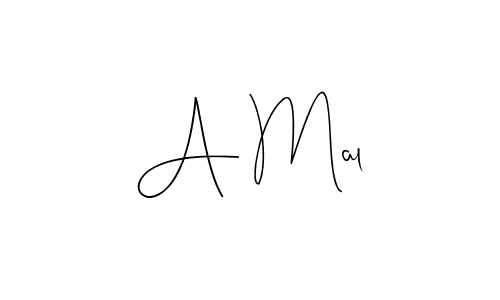 Use a signature maker to create a handwritten signature online. With this signature software, you can design (Andilay-7BmLP) your own signature for name A Mal. A Mal signature style 4 images and pictures png