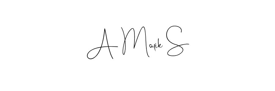 Andilay-7BmLP is a professional signature style that is perfect for those who want to add a touch of class to their signature. It is also a great choice for those who want to make their signature more unique. Get A Malik S name to fancy signature for free. A Malik S signature style 4 images and pictures png