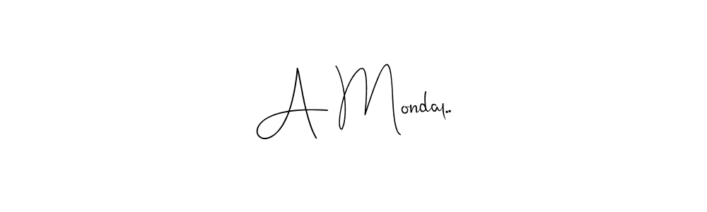 The best way (Andilay-7BmLP) to make a short signature is to pick only two or three words in your name. The name A Mondal.. include a total of six letters. For converting this name. A Mondal.. signature style 4 images and pictures png