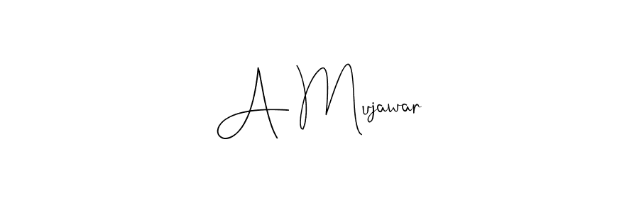 The best way (Andilay-7BmLP) to make a short signature is to pick only two or three words in your name. The name A Mujawar include a total of six letters. For converting this name. A Mujawar signature style 4 images and pictures png