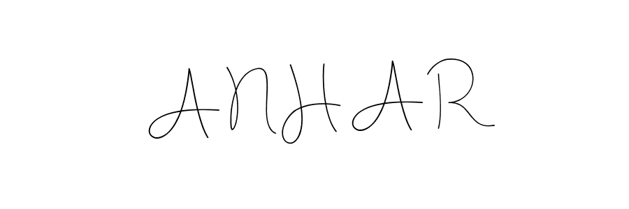 if you are searching for the best signature style for your name A N H A R. so please give up your signature search. here we have designed multiple signature styles  using Andilay-7BmLP. A N H A R signature style 4 images and pictures png