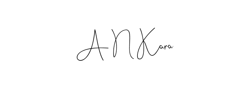 Andilay-7BmLP is a professional signature style that is perfect for those who want to add a touch of class to their signature. It is also a great choice for those who want to make their signature more unique. Get A N Kara name to fancy signature for free. A N Kara signature style 4 images and pictures png