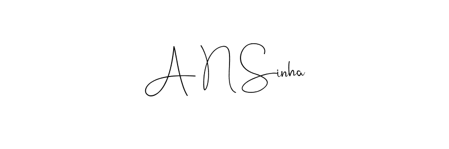 Also You can easily find your signature by using the search form. We will create A N Sinha name handwritten signature images for you free of cost using Andilay-7BmLP sign style. A N Sinha signature style 4 images and pictures png