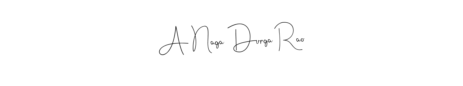 A Naga Durga Rao stylish signature style. Best Handwritten Sign (Andilay-7BmLP) for my name. Handwritten Signature Collection Ideas for my name A Naga Durga Rao. A Naga Durga Rao signature style 4 images and pictures png