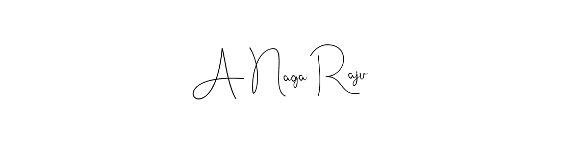 How to make A Naga Raju name signature. Use Andilay-7BmLP style for creating short signs online. This is the latest handwritten sign. A Naga Raju signature style 4 images and pictures png