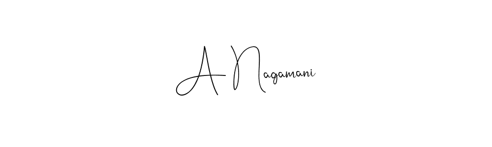 How to make A Nagamani name signature. Use Andilay-7BmLP style for creating short signs online. This is the latest handwritten sign. A Nagamani signature style 4 images and pictures png