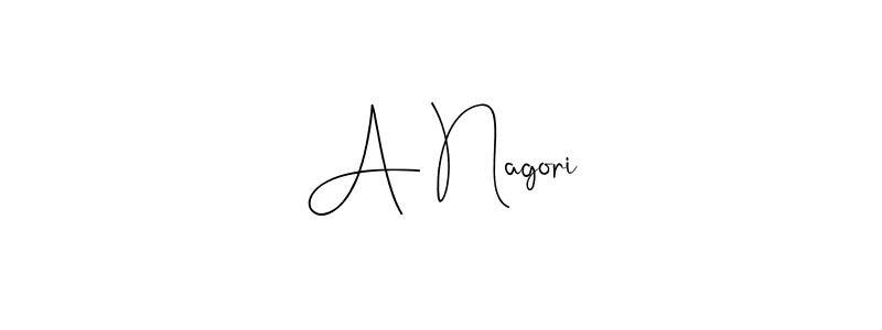 How to make A Nagori name signature. Use Andilay-7BmLP style for creating short signs online. This is the latest handwritten sign. A Nagori signature style 4 images and pictures png