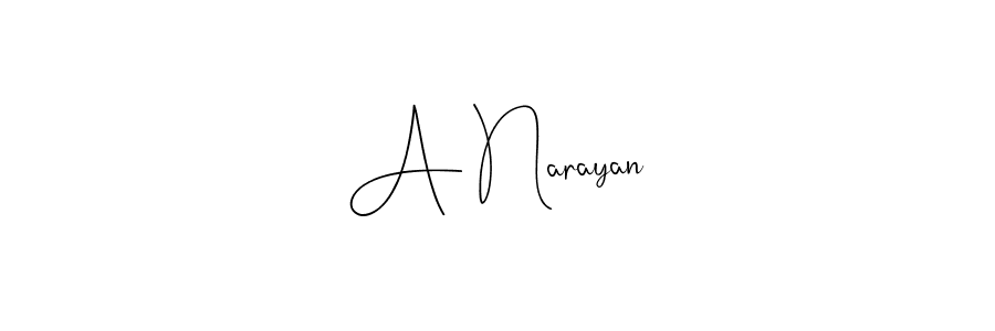 A Narayan stylish signature style. Best Handwritten Sign (Andilay-7BmLP) for my name. Handwritten Signature Collection Ideas for my name A Narayan. A Narayan signature style 4 images and pictures png