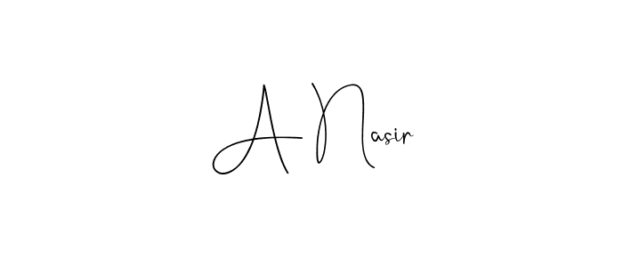 Andilay-7BmLP is a professional signature style that is perfect for those who want to add a touch of class to their signature. It is also a great choice for those who want to make their signature more unique. Get A Nasir name to fancy signature for free. A Nasir signature style 4 images and pictures png