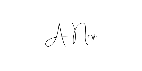 How to make A Negi signature? Andilay-7BmLP is a professional autograph style. Create handwritten signature for A Negi name. A Negi signature style 4 images and pictures png