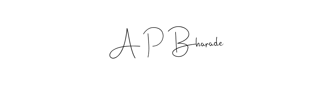 Similarly Andilay-7BmLP is the best handwritten signature design. Signature creator online .You can use it as an online autograph creator for name A P Bharade. A P Bharade signature style 4 images and pictures png