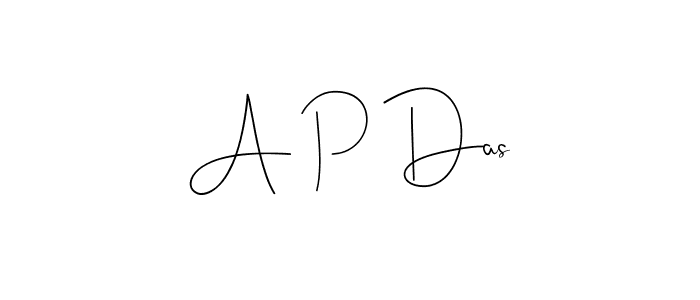 if you are searching for the best signature style for your name A P Das. so please give up your signature search. here we have designed multiple signature styles  using Andilay-7BmLP. A P Das signature style 4 images and pictures png