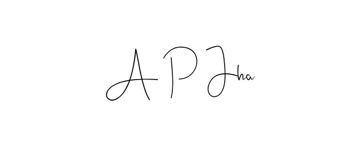 Best and Professional Signature Style for A P Jha. Andilay-7BmLP Best Signature Style Collection. A P Jha signature style 4 images and pictures png
