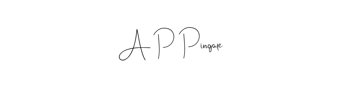 Use a signature maker to create a handwritten signature online. With this signature software, you can design (Andilay-7BmLP) your own signature for name A P Pingale. A P Pingale signature style 4 images and pictures png