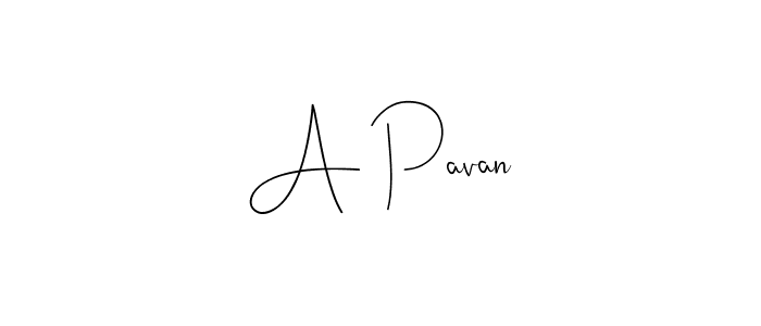 A Pavan stylish signature style. Best Handwritten Sign (Andilay-7BmLP) for my name. Handwritten Signature Collection Ideas for my name A Pavan. A Pavan signature style 4 images and pictures png