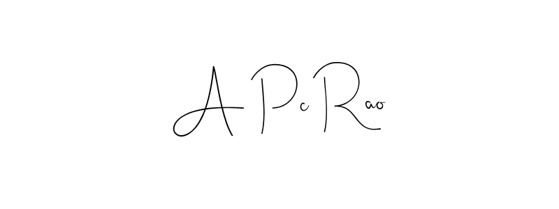 Use a signature maker to create a handwritten signature online. With this signature software, you can design (Andilay-7BmLP) your own signature for name A Pc Rao. A Pc Rao signature style 4 images and pictures png