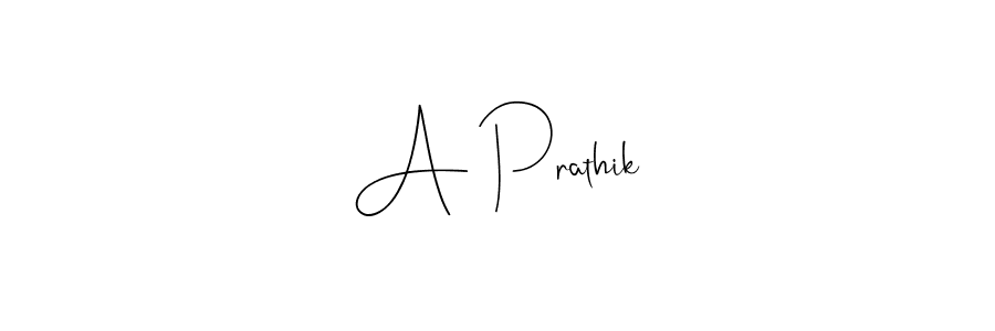 Best and Professional Signature Style for A Prathik. Andilay-7BmLP Best Signature Style Collection. A Prathik signature style 4 images and pictures png