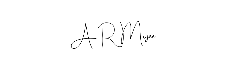Also You can easily find your signature by using the search form. We will create A R Majee name handwritten signature images for you free of cost using Andilay-7BmLP sign style. A R Majee signature style 4 images and pictures png