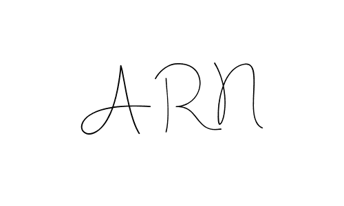 How to Draw A R N signature style? Andilay-7BmLP is a latest design signature styles for name A R N. A R N signature style 4 images and pictures png