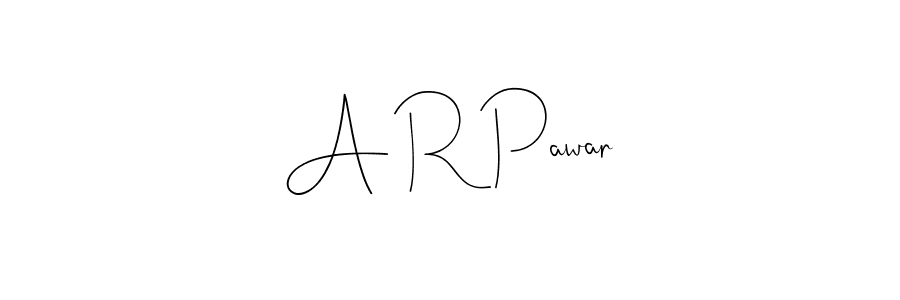 A R Pawar stylish signature style. Best Handwritten Sign (Andilay-7BmLP) for my name. Handwritten Signature Collection Ideas for my name A R Pawar. A R Pawar signature style 4 images and pictures png