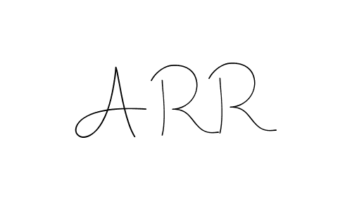 Design your own signature with our free online signature maker. With this signature software, you can create a handwritten (Andilay-7BmLP) signature for name A R R. A R R signature style 4 images and pictures png