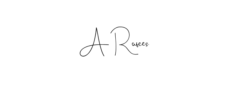 Here are the top 10 professional signature styles for the name A Rafees. These are the best autograph styles you can use for your name. A Rafees signature style 4 images and pictures png
