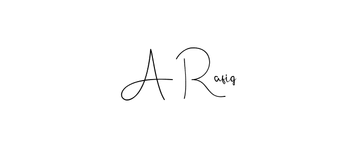 The best way (Andilay-7BmLP) to make a short signature is to pick only two or three words in your name. The name A Rafiq include a total of six letters. For converting this name. A Rafiq signature style 4 images and pictures png