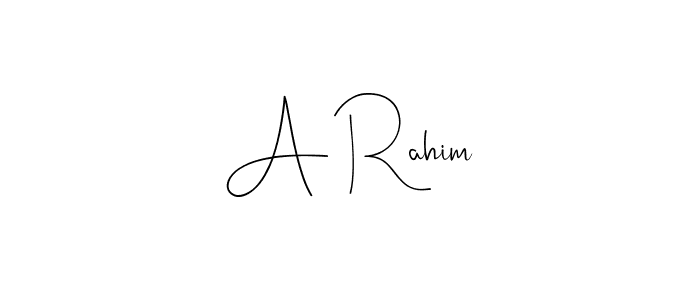 You can use this online signature creator to create a handwritten signature for the name A Rahim. This is the best online autograph maker. A Rahim signature style 4 images and pictures png