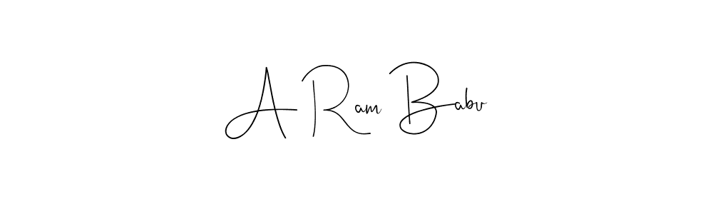 How to make A Ram Babu signature? Andilay-7BmLP is a professional autograph style. Create handwritten signature for A Ram Babu name. A Ram Babu signature style 4 images and pictures png