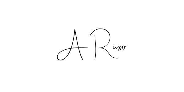 Use a signature maker to create a handwritten signature online. With this signature software, you can design (Andilay-7BmLP) your own signature for name A Razu. A Razu signature style 4 images and pictures png