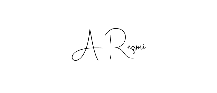 Design your own signature with our free online signature maker. With this signature software, you can create a handwritten (Andilay-7BmLP) signature for name A Regmi. A Regmi signature style 4 images and pictures png