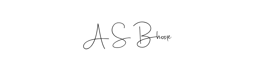 Also You can easily find your signature by using the search form. We will create A S Bhosle name handwritten signature images for you free of cost using Andilay-7BmLP sign style. A S Bhosle signature style 4 images and pictures png