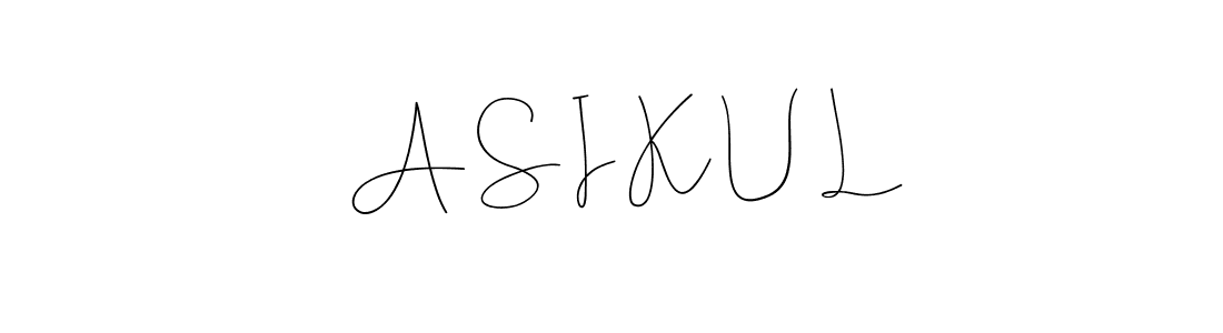 Best and Professional Signature Style for A S I K U L. Andilay-7BmLP Best Signature Style Collection. A S I K U L signature style 4 images and pictures png