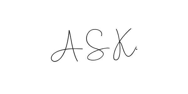 Best and Professional Signature Style for A S K.. Andilay-7BmLP Best Signature Style Collection. A S K. signature style 4 images and pictures png