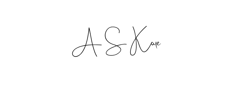 How to make A S Kale signature? Andilay-7BmLP is a professional autograph style. Create handwritten signature for A S Kale name. A S Kale signature style 4 images and pictures png