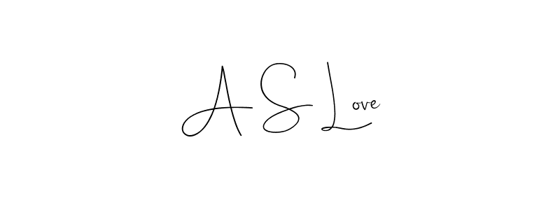 Once you've used our free online signature maker to create your best signature Andilay-7BmLP style, it's time to enjoy all of the benefits that A S Love name signing documents. A S Love signature style 4 images and pictures png