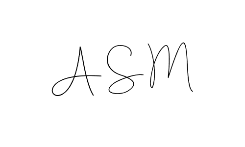 How to make A S M signature? Andilay-7BmLP is a professional autograph style. Create handwritten signature for A S M name. A S M signature style 4 images and pictures png