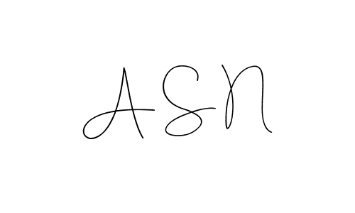 Create a beautiful signature design for name A S N. With this signature (Andilay-7BmLP) fonts, you can make a handwritten signature for free. A S N signature style 4 images and pictures png