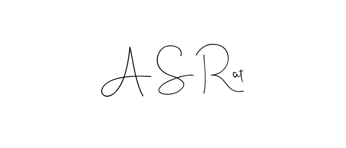 Design your own signature with our free online signature maker. With this signature software, you can create a handwritten (Andilay-7BmLP) signature for name A S Rat. A S Rat signature style 4 images and pictures png
