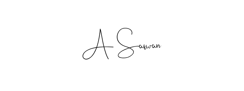 Design your own signature with our free online signature maker. With this signature software, you can create a handwritten (Andilay-7BmLP) signature for name A Safwan. A Safwan signature style 4 images and pictures png