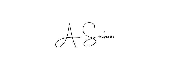 if you are searching for the best signature style for your name A Sahoo. so please give up your signature search. here we have designed multiple signature styles  using Andilay-7BmLP. A Sahoo signature style 4 images and pictures png