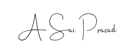 How to make A Sai Prasad name signature. Use Andilay-7BmLP style for creating short signs online. This is the latest handwritten sign. A Sai Prasad signature style 4 images and pictures png