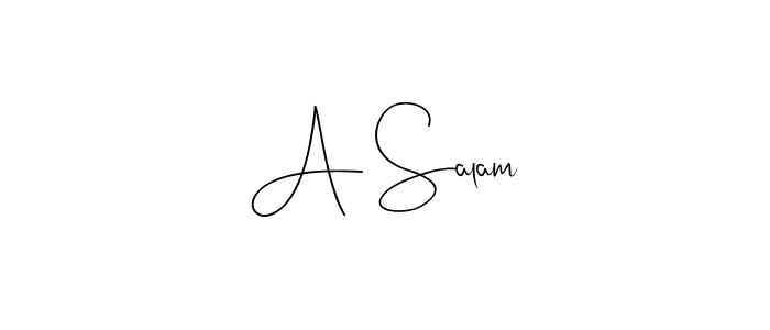 How to Draw A Salam signature style? Andilay-7BmLP is a latest design signature styles for name A Salam. A Salam signature style 4 images and pictures png