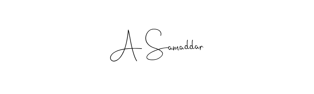 Best and Professional Signature Style for A Samaddar. Andilay-7BmLP Best Signature Style Collection. A Samaddar signature style 4 images and pictures png