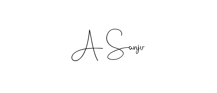 This is the best signature style for the A Sanju name. Also you like these signature font (Andilay-7BmLP). Mix name signature. A Sanju signature style 4 images and pictures png