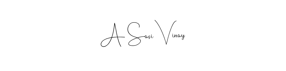 Also we have A Sasi Vinay name is the best signature style. Create professional handwritten signature collection using Andilay-7BmLP autograph style. A Sasi Vinay signature style 4 images and pictures png