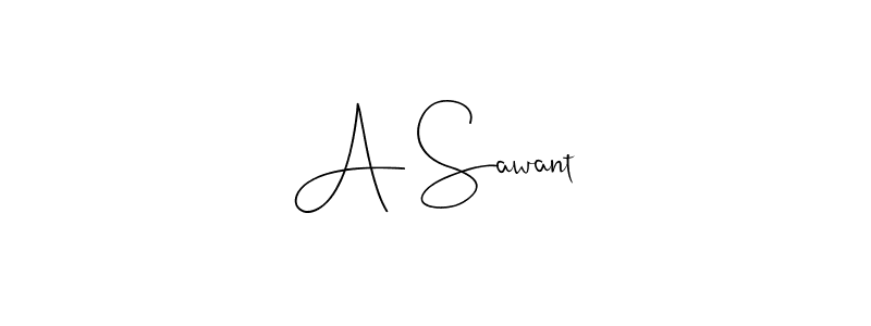 Use a signature maker to create a handwritten signature online. With this signature software, you can design (Andilay-7BmLP) your own signature for name A Sawant. A Sawant signature style 4 images and pictures png