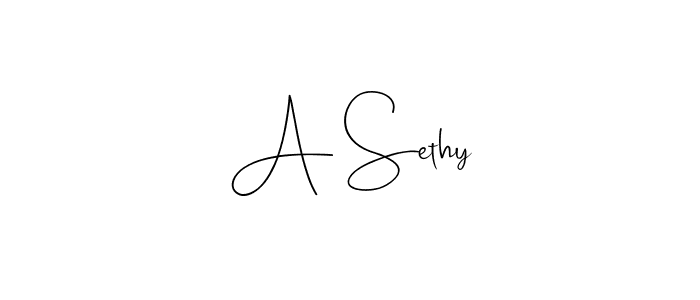 Make a beautiful signature design for name A Sethy. Use this online signature maker to create a handwritten signature for free. A Sethy signature style 4 images and pictures png